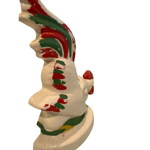 Vintage Hand-Painted Ceramic Rooster Figurine - Picture 1 of 15